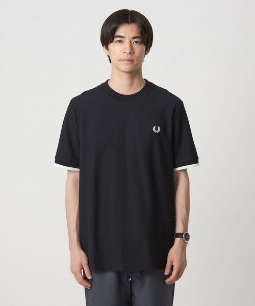 green label relaxing / グリーンレーベル リラクシング Tシャツ | <FRED PERRY>ティップカフ カノコ Tシャツ | 詳細2