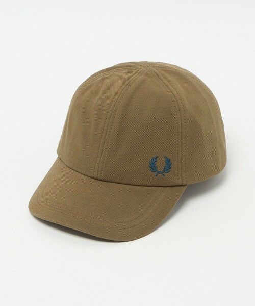 green label relaxing/グリーンレーベル リラクシング <FRED PERRY>カノコ ロゴ キャップ BEIGE FREE green label relaxing/グリーンレーベル リラクシング <FRED PERRY>カノコ ロゴ キャップ BEIGE FREE