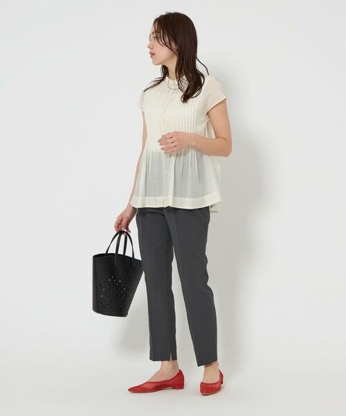 green label relaxing / グリーンレーベル リラクシング スラックス・ドレスパンツ | ドライポリ ハイチェスト パンツ -マシンウォッシャブル- | 詳細4