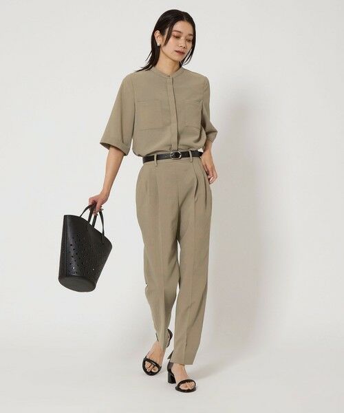 green label relaxing / グリーンレーベル リラクシング シャツ・ブラウス | ドライポリ ポケット ショートスリーブ シャツ -マシンウォッシャブル- | 詳細15