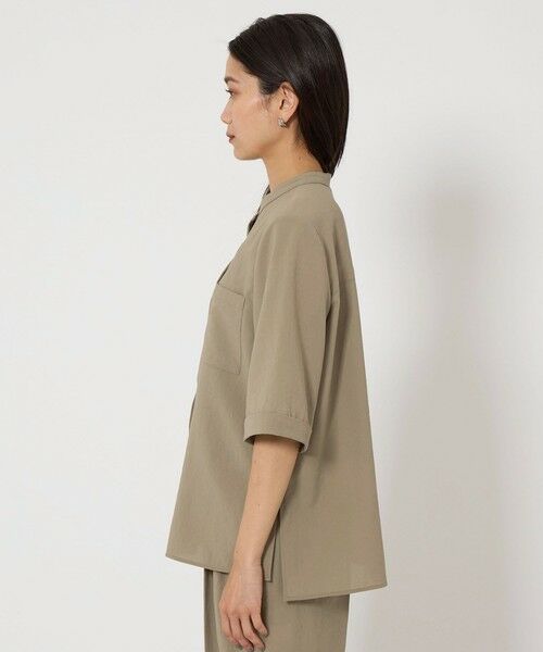 green label relaxing / グリーンレーベル リラクシング シャツ・ブラウス | ドライポリ ポケット ショートスリーブ シャツ -マシンウォッシャブル- | 詳細17