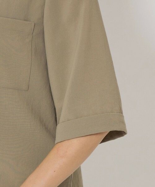 green label relaxing / グリーンレーベル リラクシング シャツ・ブラウス | ドライポリ ポケット ショートスリーブ シャツ -マシンウォッシャブル- | 詳細20
