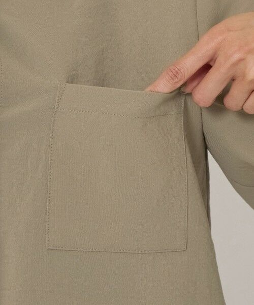 green label relaxing / グリーンレーベル リラクシング シャツ・ブラウス | ドライポリ ポケット ショートスリーブ シャツ -マシンウォッシャブル- | 詳細21