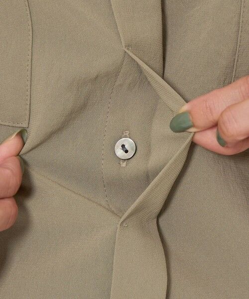 green label relaxing / グリーンレーベル リラクシング シャツ・ブラウス | ドライポリ ポケット ショートスリーブ シャツ -マシンウォッシャブル- | 詳細23