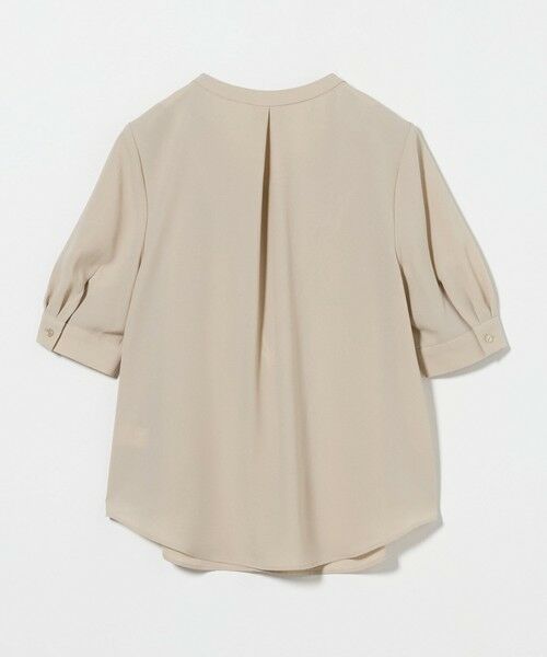 green label relaxing / グリーンレーベル リラクシング シャツ・ブラウス | 肩タック Vネック ショートスリーブ ブラウス | 詳細14