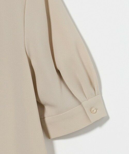 green label relaxing / グリーンレーベル リラクシング シャツ・ブラウス | 肩タック Vネック ショートスリーブ ブラウス | 詳細16