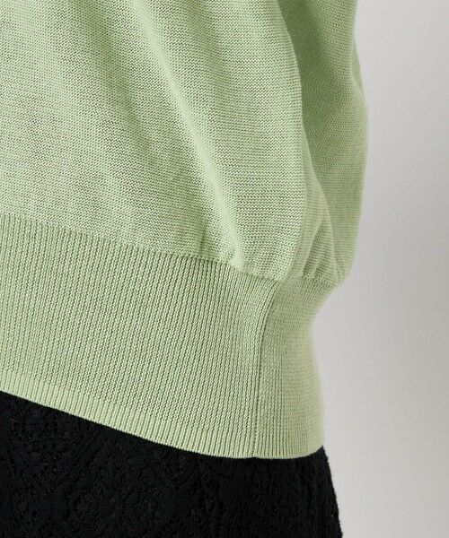 green label relaxing / グリーンレーベル リラクシング ニット・セーター | シャーリー Vネック ショートスリーブ ニット プルオーバー | 詳細28
