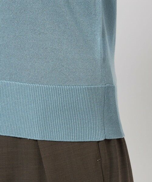 green label relaxing / グリーンレーベル リラクシング ニット・セーター | オーロララメ フレンチスリーブ プルオーバー ニット | 詳細24