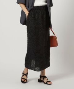 green label relaxing / グリーンレーベル リラクシング ロング・マキシ丈スカート | フリンジ ジャカード タイト スカート