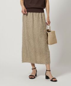 green label relaxing / グリーンレーベル リラクシング ロング・マキシ丈スカート | フリンジ ジャカード タイト スカート