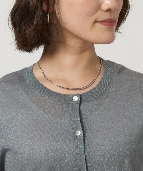 green label relaxing / グリーンレーベル リラクシング カーディガン・ボレロ | オーロララメ ニット カーディガン | 詳細7