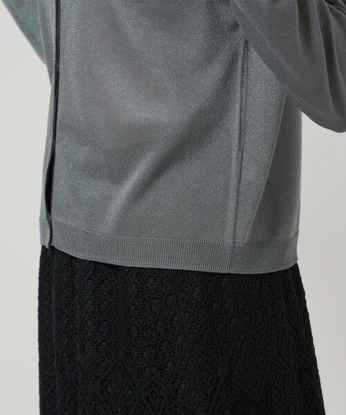 green label relaxing / グリーンレーベル リラクシング カーディガン・ボレロ | オーロララメ ニット カーディガン | 詳細9