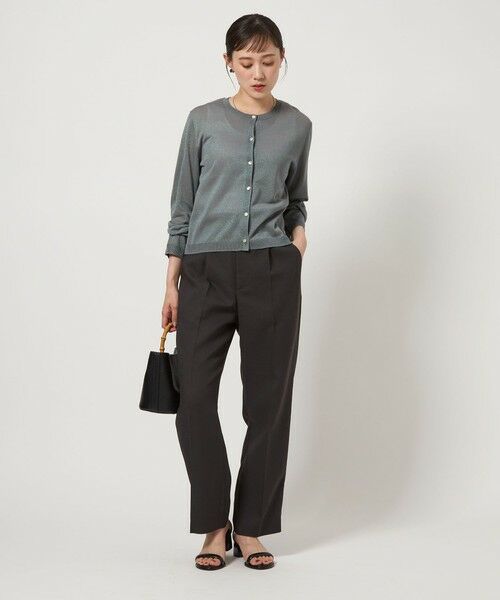 green label relaxing / グリーンレーベル リラクシング カーディガン・ボレロ | オーロララメ ニット カーディガン | 詳細2