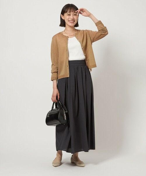 green label relaxing / グリーンレーベル リラクシング カーディガン・ボレロ | オーロララメ ニット カーディガン | 詳細15