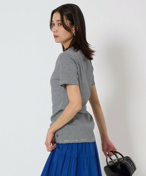 ドゥロワー DRWプリント ショートスリーブ Tシャツ カットソー　グレー　2 別注】＜PETIT BATEAU＞プリント ショートスリーブ Tシャツ 2