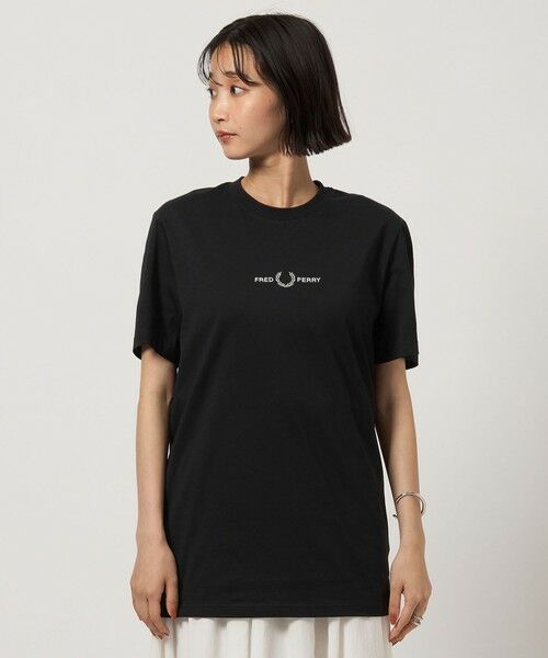 green label relaxing / グリーンレーベル リラクシング Tシャツ | ＜FRED PERRY＞ エンブロイダリー ショートスリーブ Tシャツ | 詳細11