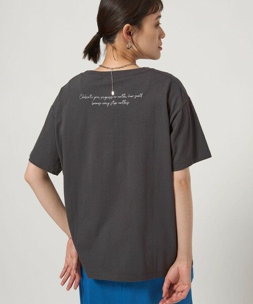 green label relaxing / グリーンレーベル リラクシング カットソー | 【WEB限定】＜at ease＞フォトグラフィック ショートスリーブ Tシャツ | 詳細3