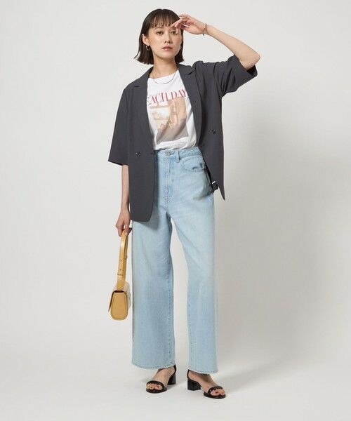 green label relaxing / グリーンレーベル リラクシング カットソー | 【WEB限定】＜at ease＞フォトグラフィック ショートスリーブ Tシャツ | 詳細25