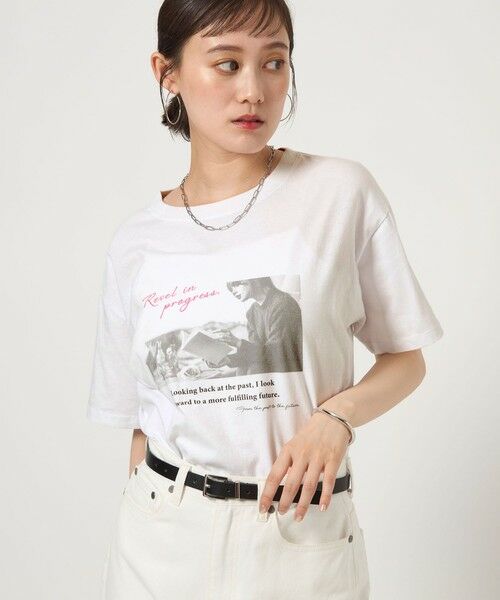 green label relaxing / グリーンレーベル リラクシング カットソー | 【WEB限定】＜at ease＞フォトグラフィック ショートスリーブ Tシャツ | 詳細28