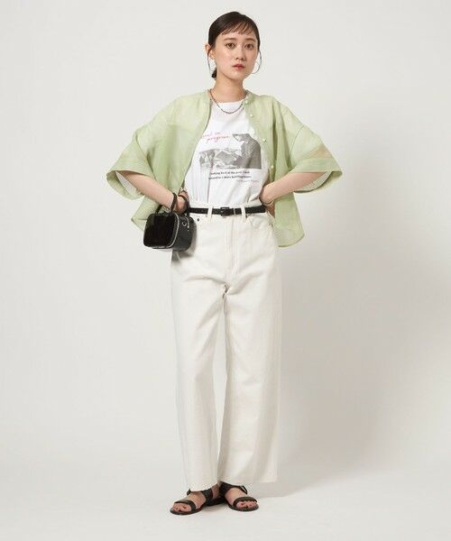 green label relaxing / グリーンレーベル リラクシング カットソー | 【WEB限定】＜at ease＞フォトグラフィック ショートスリーブ Tシャツ | 詳細30