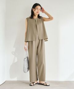 オールインワン・サロペット ENTIRE STUDIOS Women Tops ES2603CR WHITE No one knows サロペット オーバーオール ツイルハイウエスト