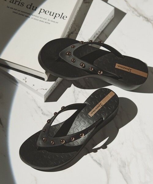 green label relaxing/グリーンレーベル リラクシング <Ipanema> PLAT GLAM サンダル BLACK 24.5~25cm(37) green label relaxing/グリーンレーベル リラクシング <Ipanema> PLAT GLAM サンダル BLACK 24.5~25cm(37)