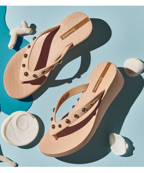 green label relaxing/グリーンレーベル リラクシング <Ipanema> PLAT GLAM サンダル BEIGE 24.5~25cm(37) green label relaxing/グリーンレーベル リラクシング <Ipanema> PLAT GLAM サンダル BEIGE 24.5~25cm(37)