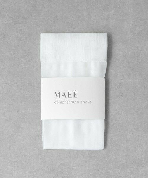 green label relaxing/グリーンレーベル リラクシング <MAEE>コンプレッション ソックス(シアー)/ 着圧ソックス / 靴下 WHITE FREE green label relaxing/グリーンレーベル リラクシング <MAEE>コンプレッション ソックス(シアー)/ 着圧ソックス / 靴下 WHITE FREE