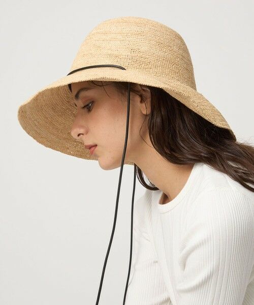 R&D.M.Co- ラフィアハット R&D.M.Co-」に別注したシンプルなラフィアハット | 暮らしと