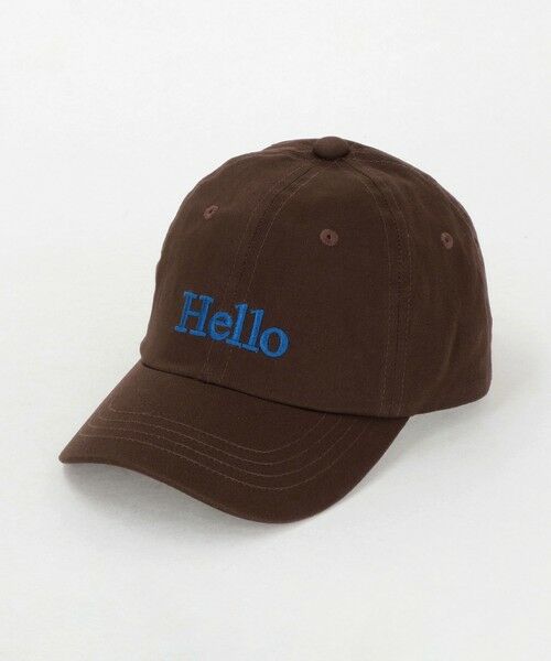 green label relaxing/グリーンレーベル リラクシング HELLO キャップ / CAP / キッズ DK. BROWN FREE(52-56cm) green label relaxing/グリーンレーベル リラクシング HELLO キャップ / CAP / キッズ DK. BROWN FREE(52-56cm)