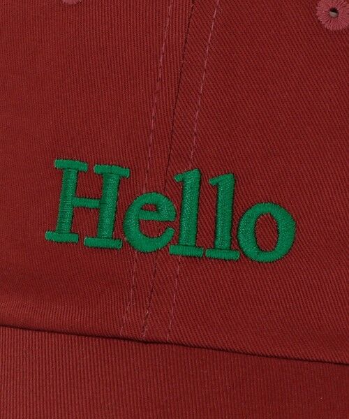 HELLO キャップ / CAP / キッズ （キャップ）｜green label