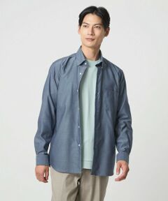 green label relaxing / グリーンレーベル リラクシング シャツ・ブラウス | エブリット コットンオックス ソリッド スナップ ボタンダウン シャツ -イージーアイロン-