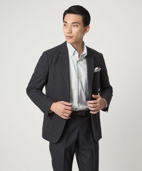 green label relaxing / グリーンレーベル リラクシング シャツ・ブラウス | エブリット コットンオックス ソリッド スナップ ボタンダウン シャツ -イージーアイロン- | 詳細2