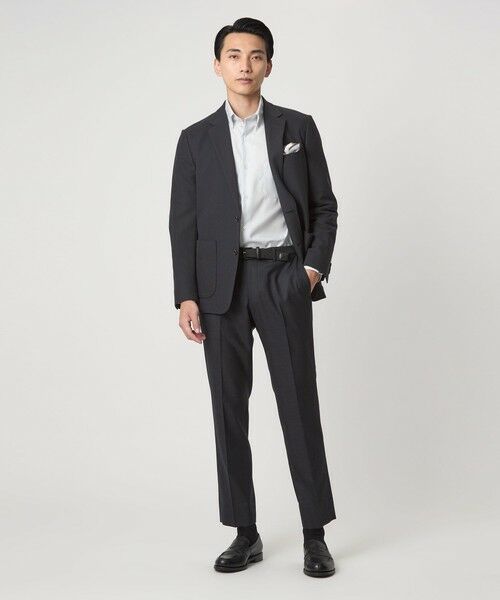 green label relaxing / グリーンレーベル リラクシング シャツ・ブラウス | エブリット コットンオックス ソリッド スナップ ボタンダウン シャツ -イージーアイロン- | 詳細3