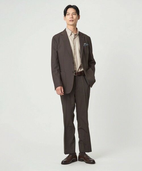 green label relaxing / グリーンレーベル リラクシング シャツ・ブラウス | エブリット コットンオックス ソリッド スナップ ボタンダウン シャツ -イージーアイロン- | 詳細15