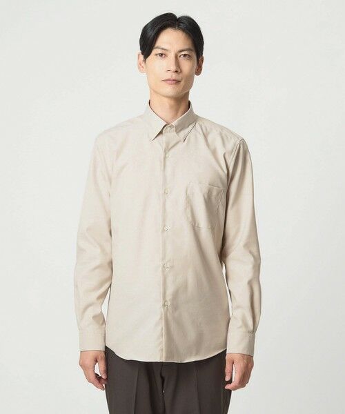 green label relaxing / グリーンレーベル リラクシング シャツ・ブラウス | エブリット コットンオックス ソリッド スナップ ボタンダウン シャツ -イージーアイロン- | 詳細16