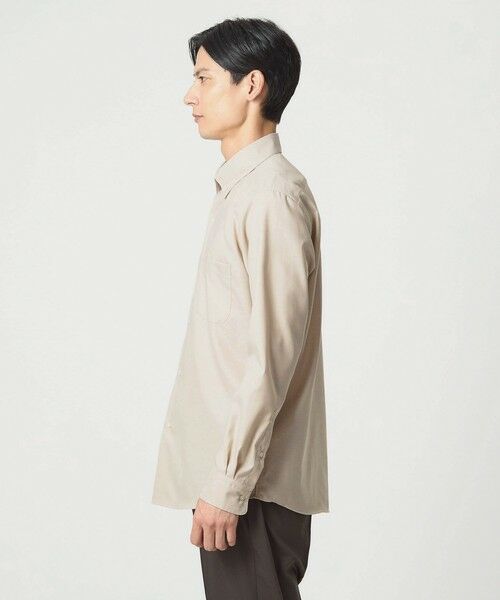 green label relaxing / グリーンレーベル リラクシング シャツ・ブラウス | エブリット コットンオックス ソリッド スナップ ボタンダウン シャツ -イージーアイロン- | 詳細17