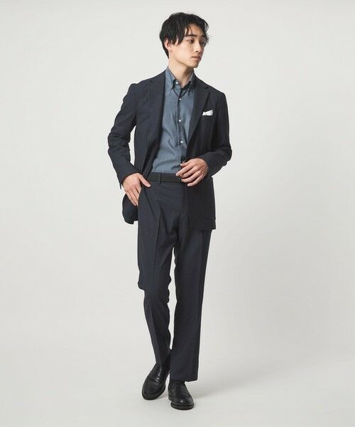 green label relaxing / グリーンレーベル リラクシング シャツ・ブラウス | エブリット コットンオックス ソリッド スナップ ボタンダウン シャツ -イージーアイロン- | 詳細23