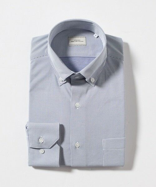 green label relaxing / グリーンレーベル リラクシング シャツ・ブラウス | ドット ジャージー ボタンダウン ドレスシャツ -ストレッチ・イージーアイロン・吸水速乾・抗菌- | 詳細19