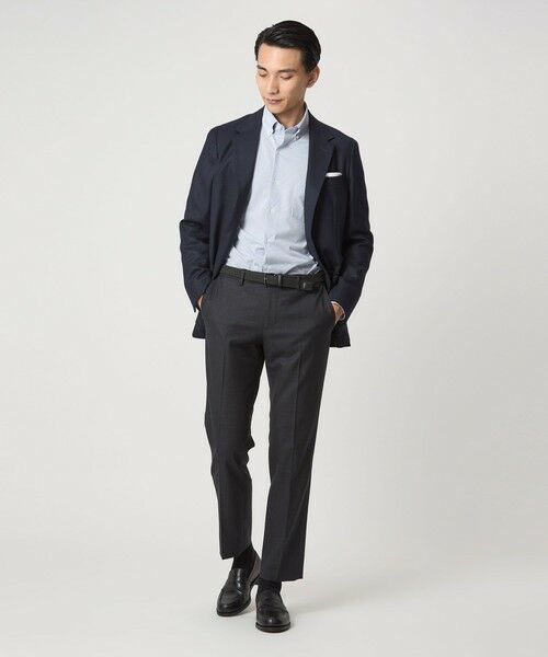 green label relaxing / グリーンレーベル リラクシング シャツ・ブラウス | ドット ジャージー ボタンダウン ドレスシャツ -ストレッチ・イージーアイロン・吸水速乾・抗菌- | 詳細15