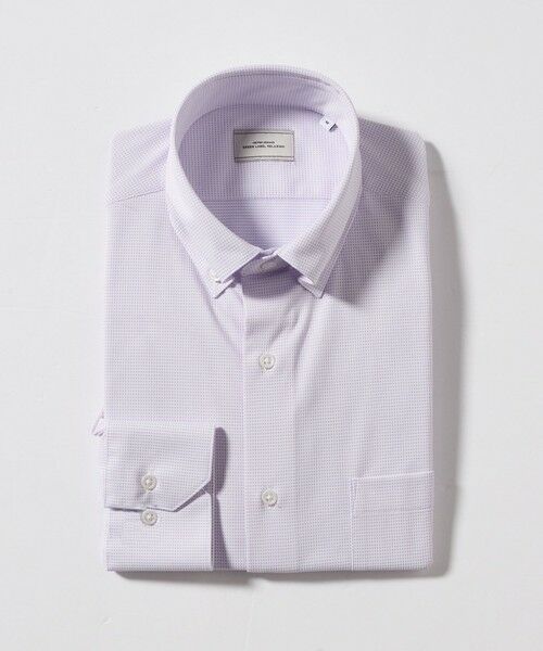 green label relaxing / グリーンレーベル リラクシング シャツ・ブラウス | ドット ジャージー ボタンダウン ドレスシャツ -ストレッチ・イージーアイロン・吸水速乾・抗菌- | 詳細26
