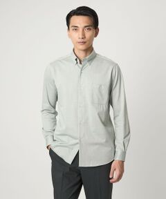 green label relaxing / グリーンレーベル リラクシング シャツ・ブラウス | エブリット TC ジャージー スナップ ボタンダウン シャツ -イージーアイロン・吸水速乾・抗菌-