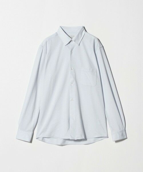 green label relaxing / グリーンレーベル リラクシング シャツ・ブラウス | エブリット TC ジャージー スナップ ボタンダウン シャツ -イージーアイロン・吸水速乾・抗菌- | 詳細8