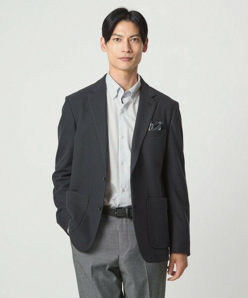 green label relaxing / グリーンレーベル リラクシング シャツ・ブラウス | エブリット TC ジャージー スナップ ボタンダウン シャツ -イージーアイロン・吸水速乾・抗菌- | 詳細2