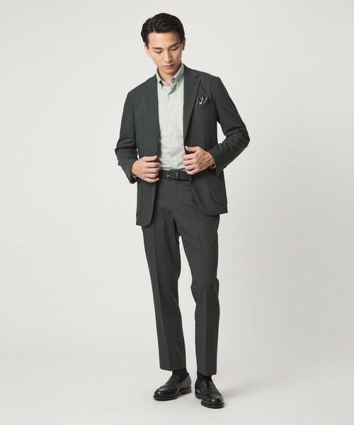 green label relaxing / グリーンレーベル リラクシング シャツ・ブラウス | エブリット TC ジャージー スナップ ボタンダウン シャツ -イージーアイロン・吸水速乾・抗菌- | 詳細18