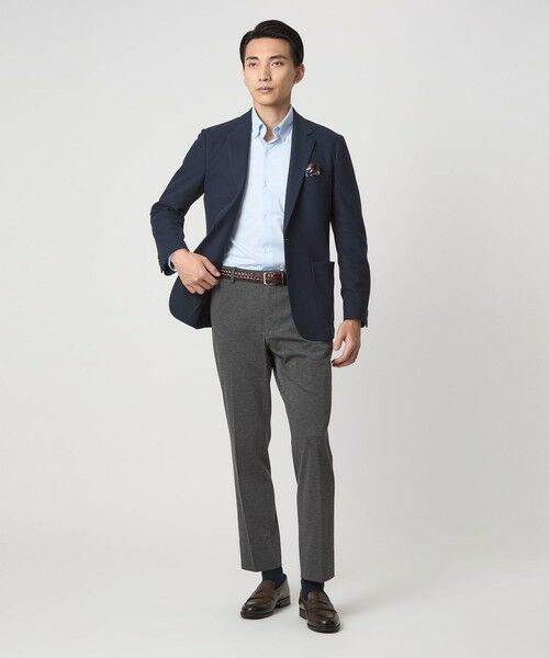 green label relaxing / グリーンレーベル リラクシング シャツ・ブラウス | エブリット TC ジャージー スナップ ボタンダウン シャツ -イージーアイロン・吸水速乾・抗菌- | 詳細25