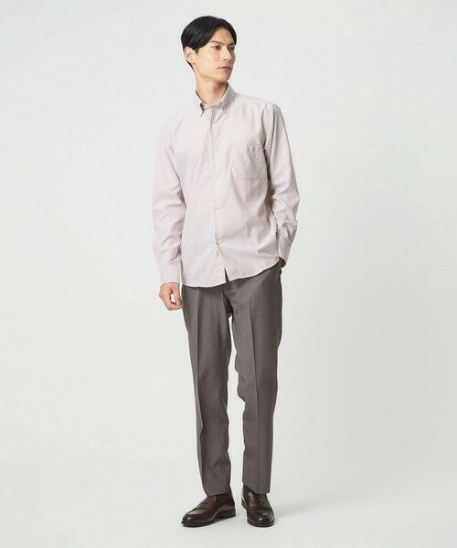 green label relaxing / グリーンレーベル リラクシング シャツ・ブラウス | エブリット コットンオックス ストライプ スナップ ボタンダウン シャツ -イージーアイロン- | 詳細1