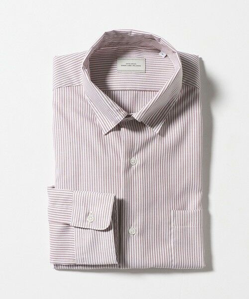 green label relaxing / グリーンレーベル リラクシング シャツ・ブラウス | エブリット コットンオックス ストライプ スナップ ボタンダウン シャツ -イージーアイロン- | 詳細7