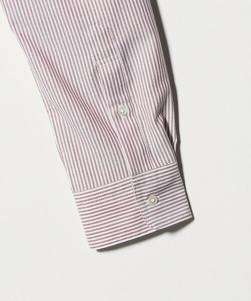 green label relaxing / グリーンレーベル リラクシング シャツ・ブラウス | エブリット コットンオックス ストライプ スナップ ボタンダウン シャツ -イージーアイロン- | 詳細11