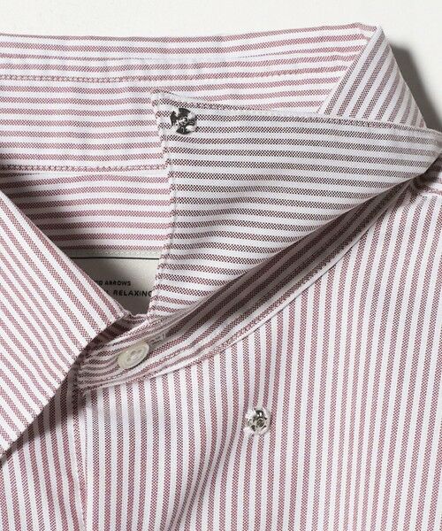 green label relaxing / グリーンレーベル リラクシング シャツ・ブラウス | エブリット コットンオックス ストライプ スナップ ボタンダウン シャツ -イージーアイロン- | 詳細12